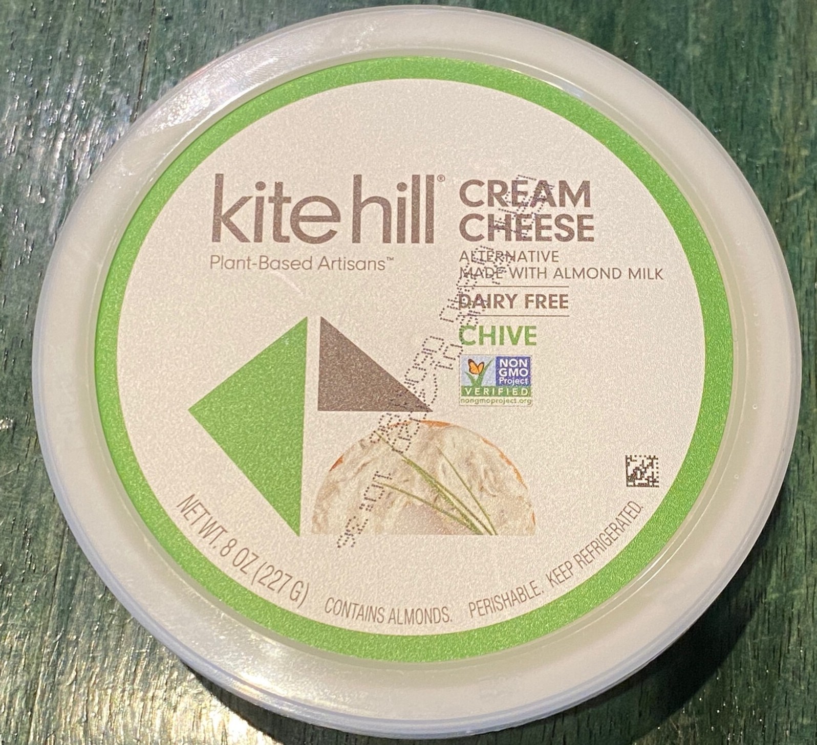 Kite Hill Chive Cream Cheese Tub