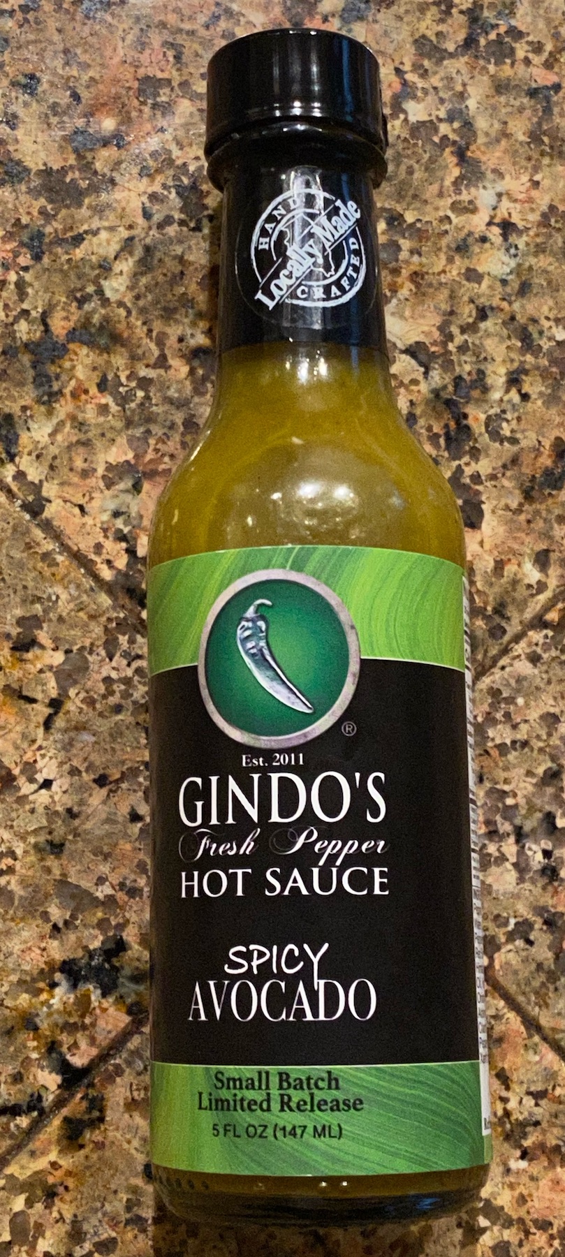 Gindo's Spicy Avocado Bottle